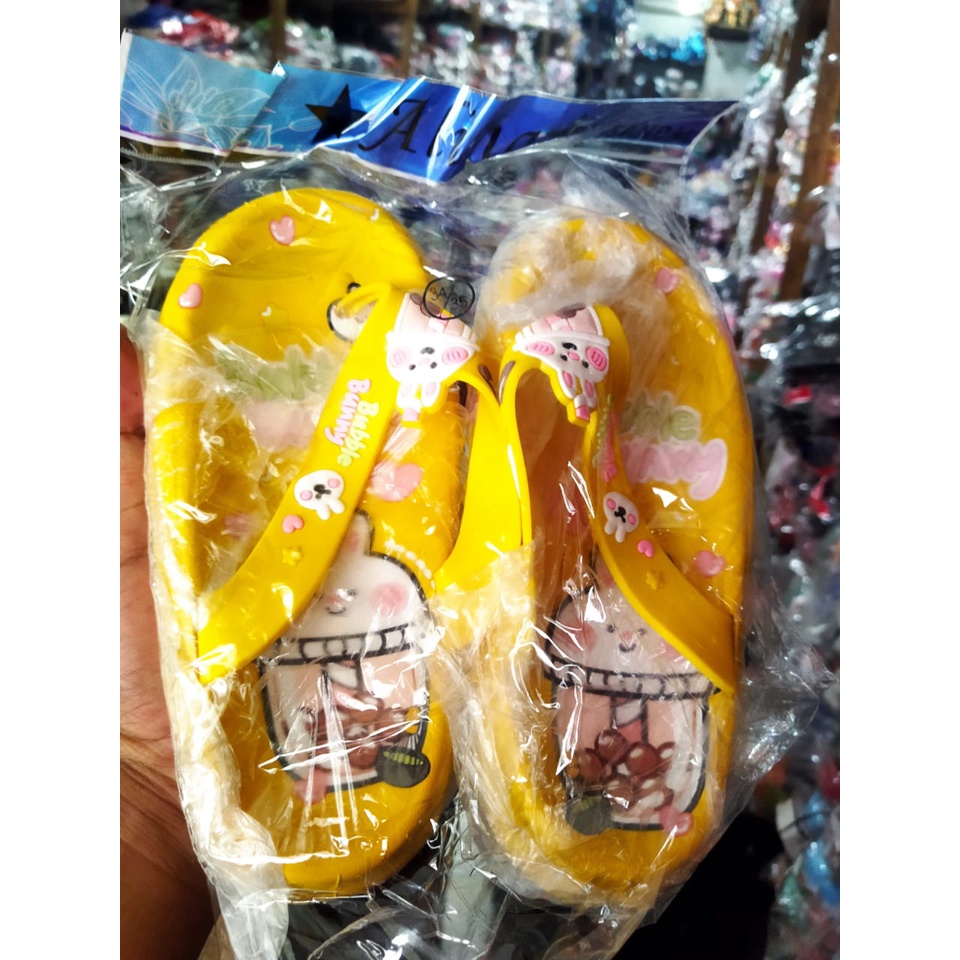 Sandal jepit anak perempuan karet jelly chibi goodluck balance 5019-A1 (24-35) Sandal anak import terlaris