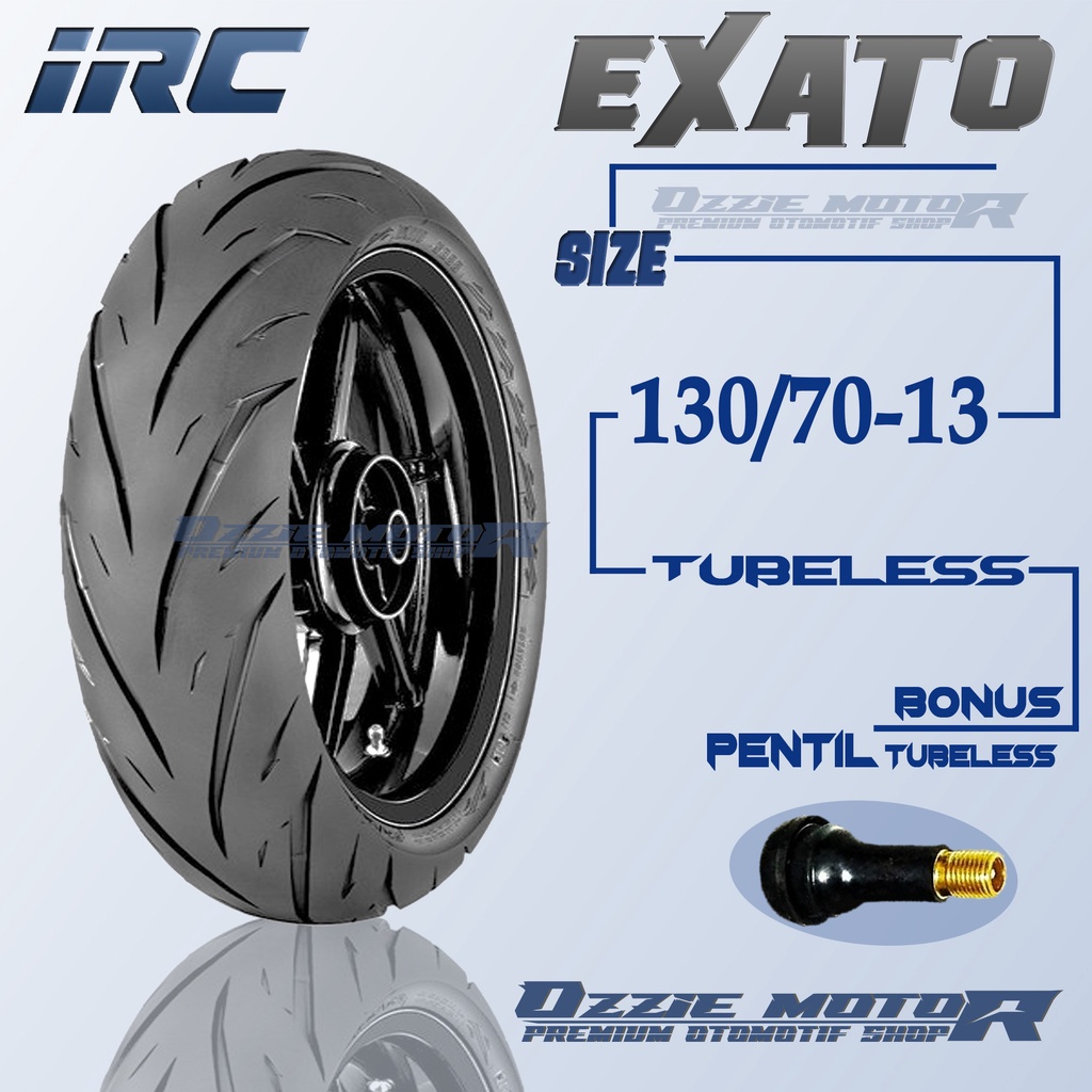 IRC EXATO NR88 RING 13 BAN MOTOR TUBELESS SPORTY STYLE UKURAN  110/70-13 | 120/70-13 | 130/70-13 | 140/70-13  BAN MATIC NMAX ADV