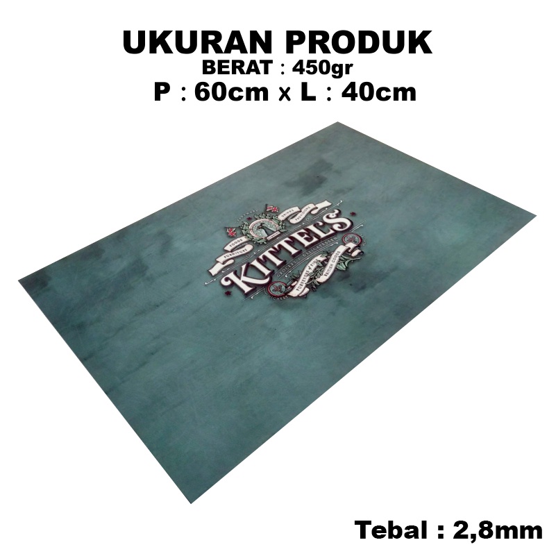 Keset Kaki Kamar Mandi Nyerap Air Anti Bakteri Premium Anti Slip Keset Batu Kamar Mandi motif lucu 2.8 RUMAHDESIGN-GZN-13-2.8