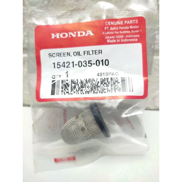 filter saringan oli mesin beat ,beat fi,esp,Scoopy ,spacy,Vario,Mega pro,Tiger,pcx 160, vario 160