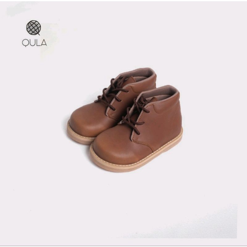 Sepatu Boots Anak Laki laki Qula Brown
