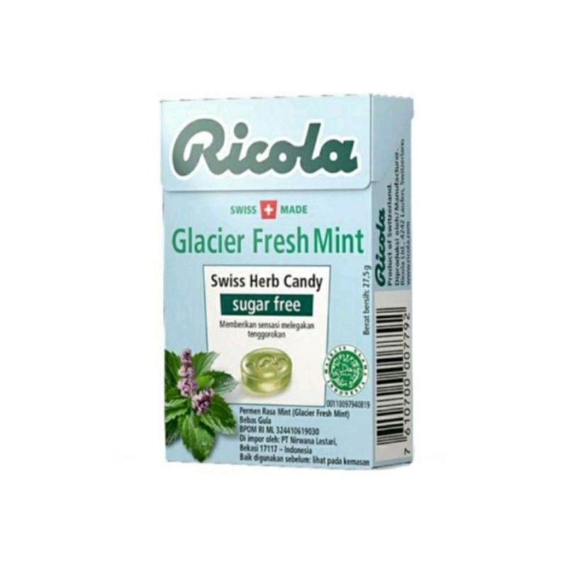 

Ricola Swiss Herb Candy Glacier Fresh Mint 27.5gr