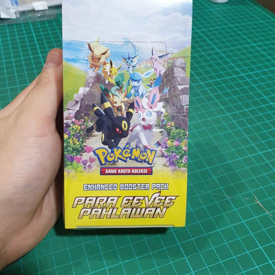 ☺_☻ Kartu Pokemon Indonesia - Set 9 - Eevee Heroes - Para Eevee Pahlawan - 1 Booster