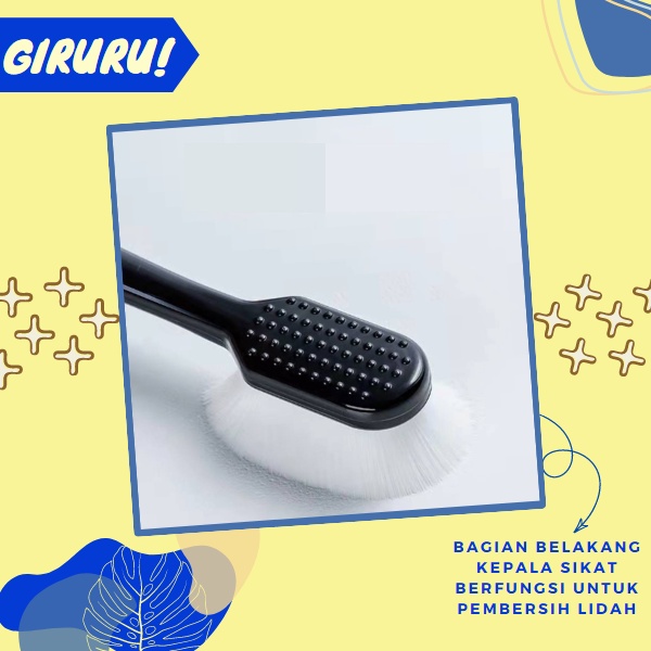 SIKAT GIGI NANO MICRO JAPAN / Pembersih Karang Gigi / Peralatan Membersihkan Gigi dan Plak / Sikat gigi nano / sikat gigi berbulu lembut / SIKAT GIGI NANO MICRO / SIKAT GIGI BEHEL / SIKAT GIGI JAPAN TECHNOLOGY / SIKAT GIGI LEMBUT Ultra Soft Sikat Gigi