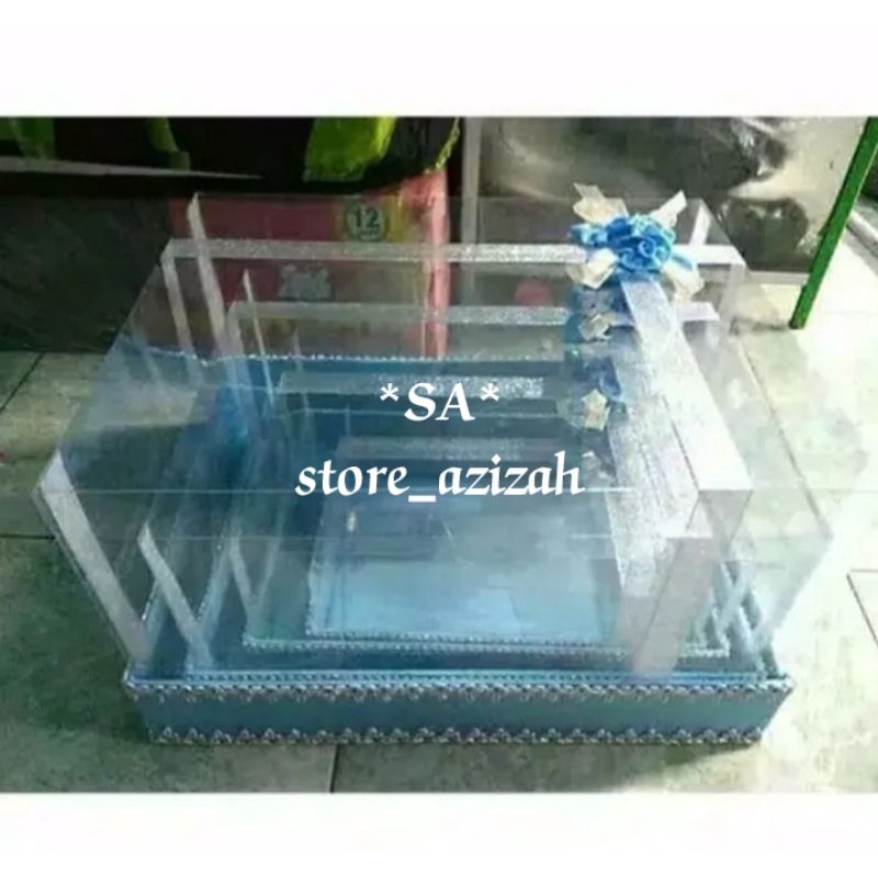 

Kotak hantaran / kotak seserahan / box seserahan full mika model list toska satu set BAHAN TRIPLEK KERBOT PRODAK DARIstore_azizah