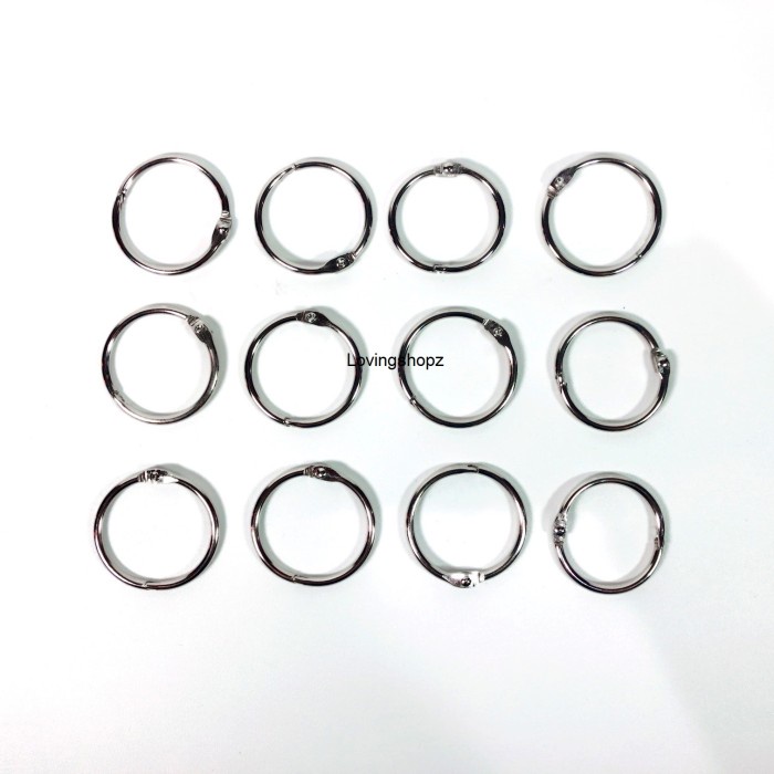 

RING BULAT BUKA TUTUP 3,2 CM NIKEL / RING BINDER/GORDEN/BUKU PER LUSIN