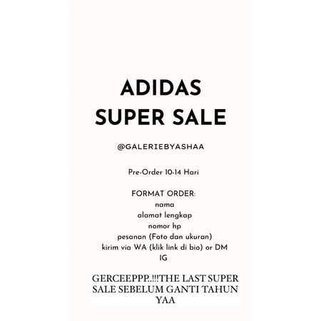 ADIDAS BNIB original 100% dari store