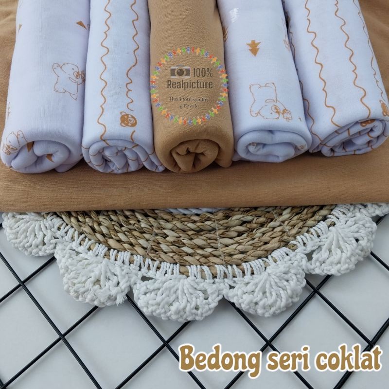 Bedong kaos bayi seri abu multifungsi