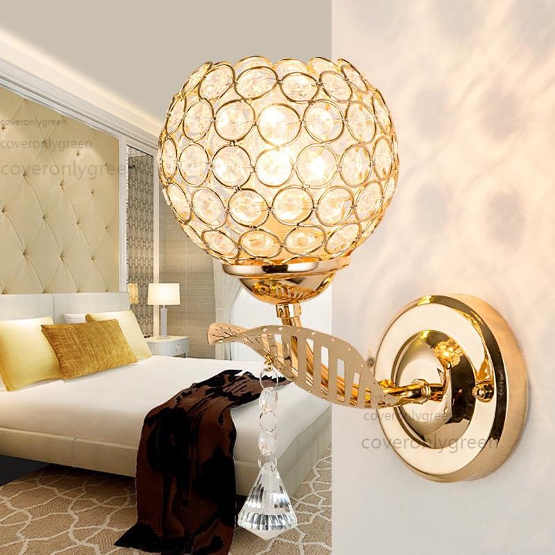 Lampu Dinding Minimalis Kristal Gaya Modern Untuk Dekorasi Rumah Wall lamp E27 Lampu Dinding Gaya Mewah Ringan Lampu Hias Ruang Tamu