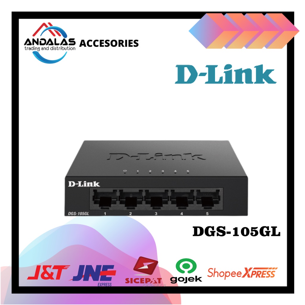 switch hub internet 5 port D-Link dgs