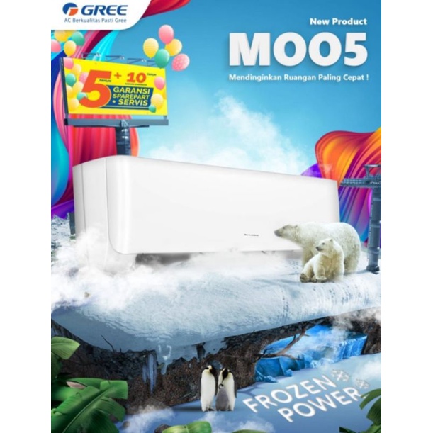 AC GREE 1.5 PK STANDART SERIES GWC-12MOO5S