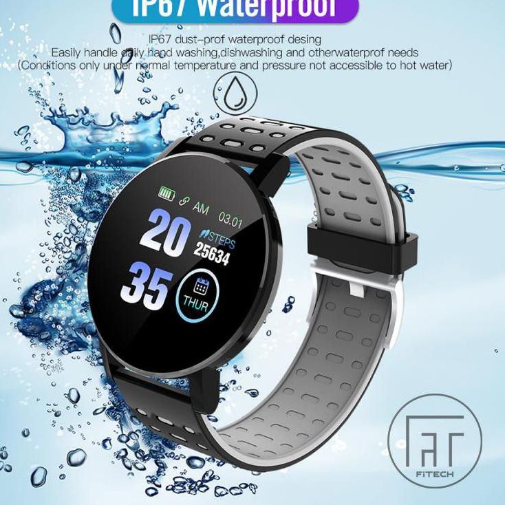 Obral Populer Jam Tangan Hp Pintar Smartwatch Smartband 119 Pro Pria Wanita Anak Dewasa Bluetooth Fi