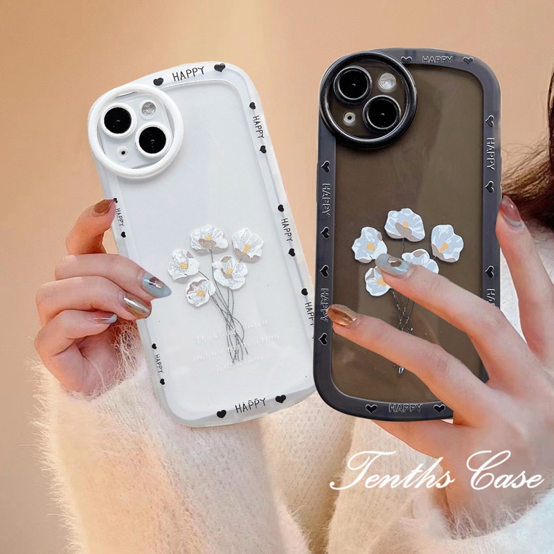 IPHONE Kompatibel Untuk Iphone14 13 12 11 Pro Max X XR Xs Max8 7 6 6s Plus Se2020Little Daisy Phone Case Soft Cover