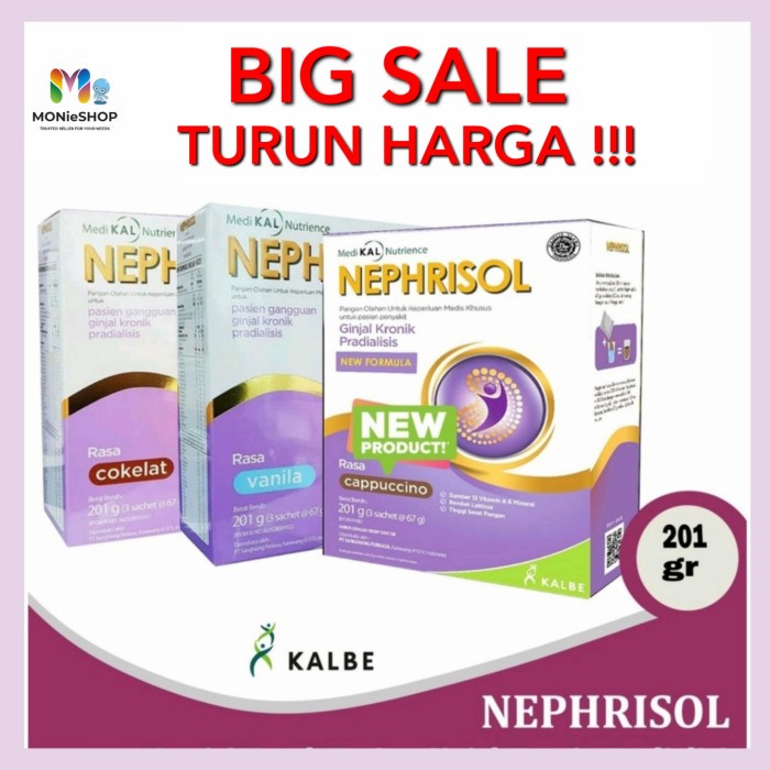 

(BISA COD) Nephrisol 201gr Vanila Coklat - NEPH CAPPUCINO