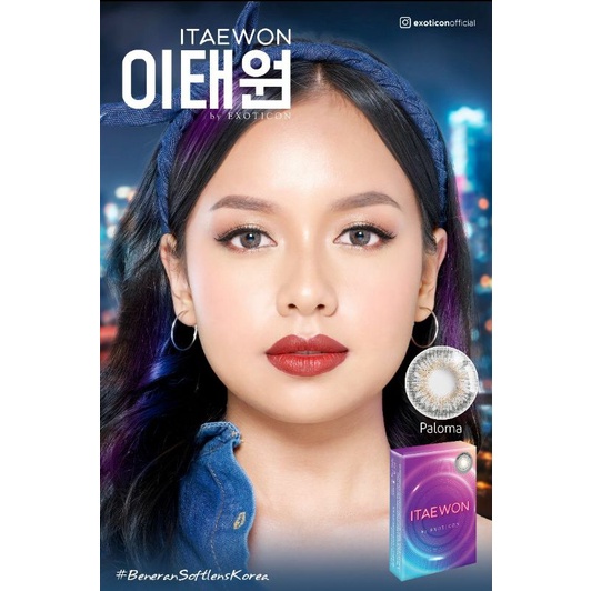 Softlens X2 ITAEWON by EXCOTICON 14.5 MM WARNA NORMAL