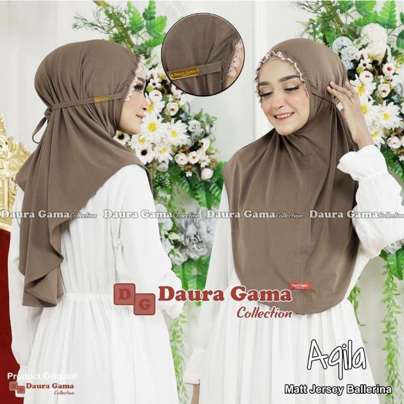 JILBAB INSTAN KERUT RENDA BY DAURAGAMA