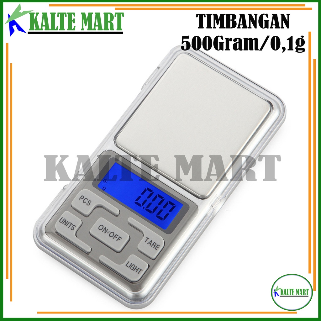 KALTE Timbangan Mini Digital, Timbangan Pocket Scale, Timbangan Emas, Timbangan Mini, Timbangan Gramasi, Timbangan kecil