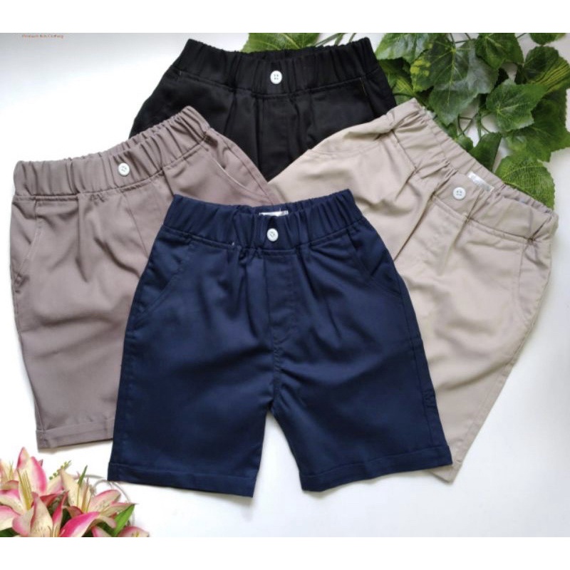 CELANA PENDEK ANAK CHINO TERBARU SIZE 1 -10 TAHUN NEW STYLE