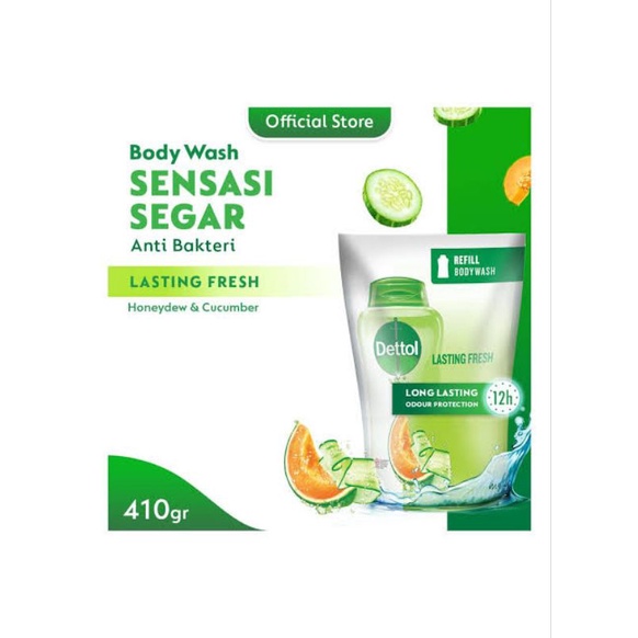 dettol bodywash refill 410gr