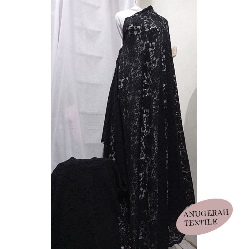 KAIN BROKAT SOFT EXCLUSIVE STRETCH DAN LENTUR (HARGA PER SETENGAH METER)