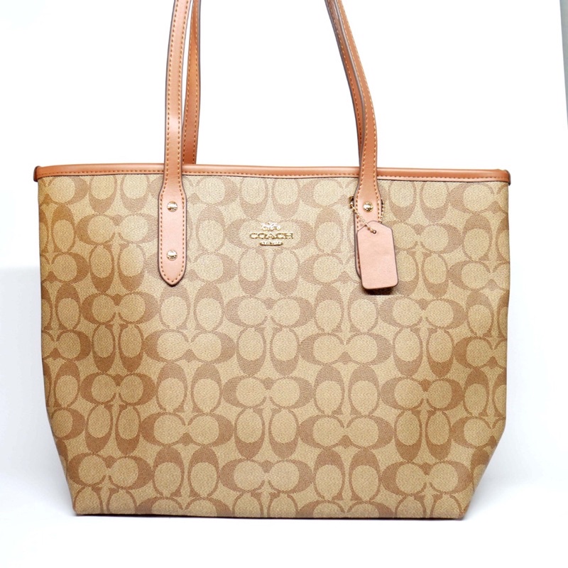 Tote Coach Zipper Authentic/original