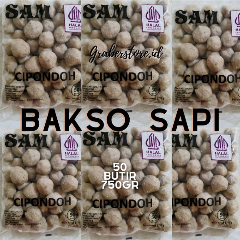 

Bakso Sapi Sam Cipondoh 50s 750gr | murah dan mantap