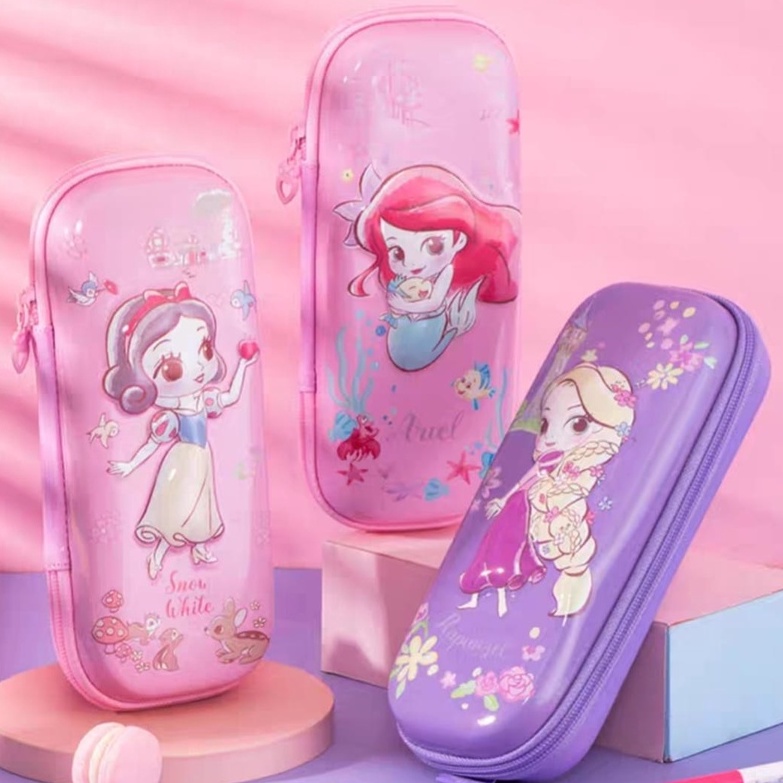 

Kotak Pensil Princess 3 Layers 3D Waterproof Zipper Inside Kado ultah