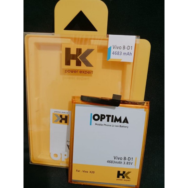 Baterai HK optima BD1 X20 BD-1 B D1 HK BATTERY Original X-20