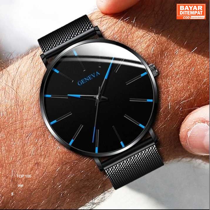 ( ORI ) GENEVA Jam Tangan Analog Pria - 6209