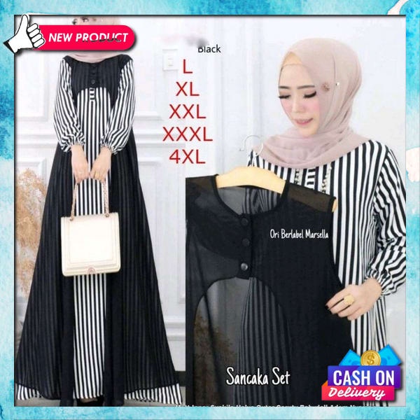 Baju Gsmis Muslimah Gms Waita Korea Style Buju Ghms Cewe 2023 Gsmis Remaja Dewasa Kondangan Gamis Wa