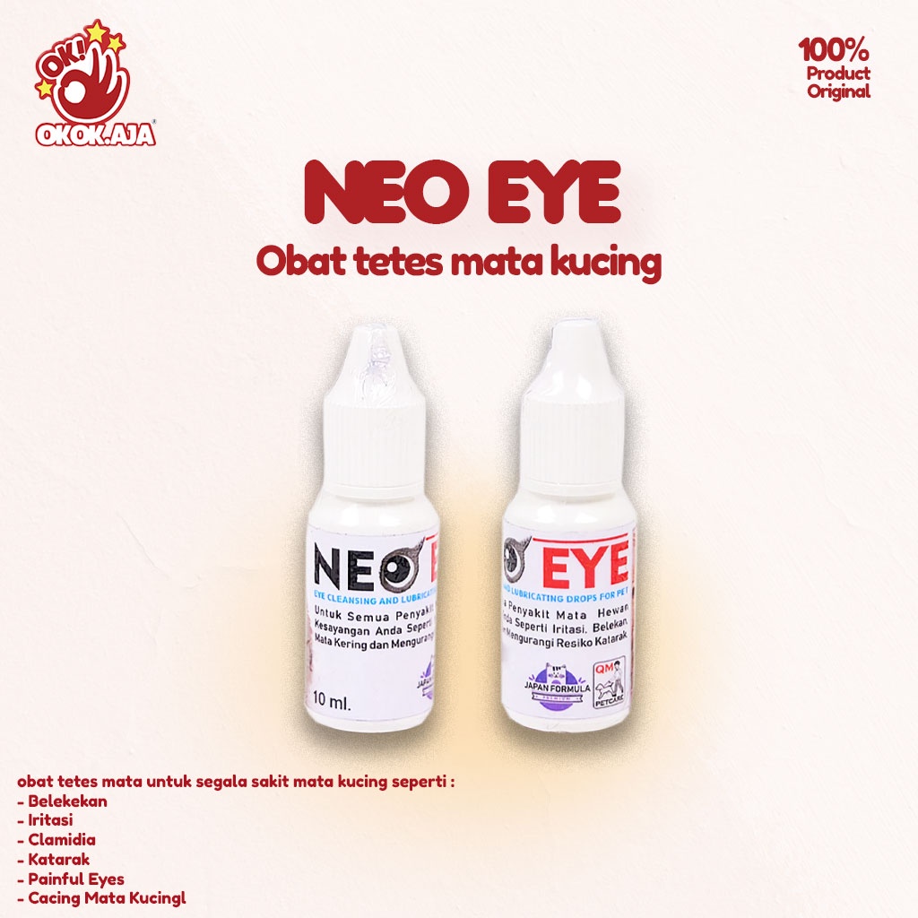 Obat Tetes Mata Kucing &amp; Anjing Neo Eye Drops 10ml