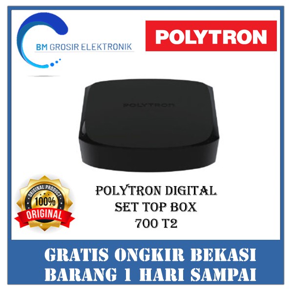 POLYTRON DIGITAL SET TOP BOX PDV-610T2 / PDV 610 T2 DIGITAL RECEIVER PROMO