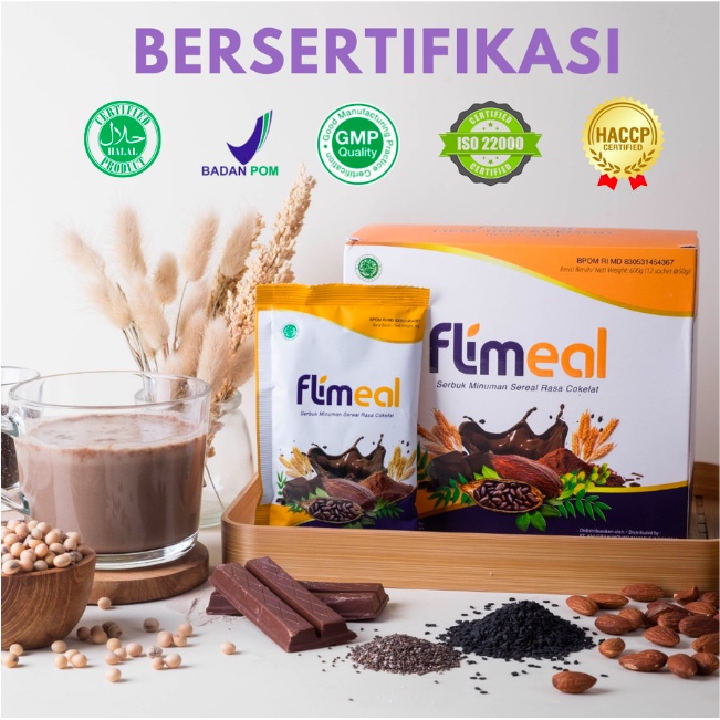 Bundling Diet Combo 1 Box FLIMTY dan 1 Box FLIMEAL Flimty Pelangsing Ampuh