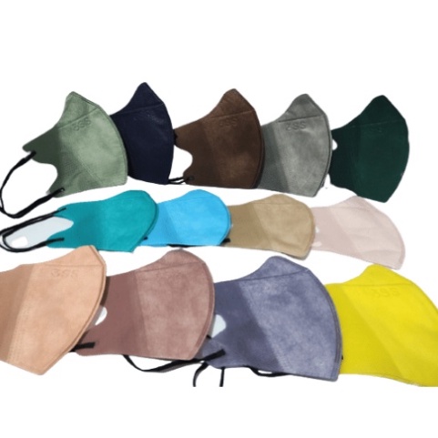 Masker duckbill 4 ply 3ss Warna Isi 50pcs