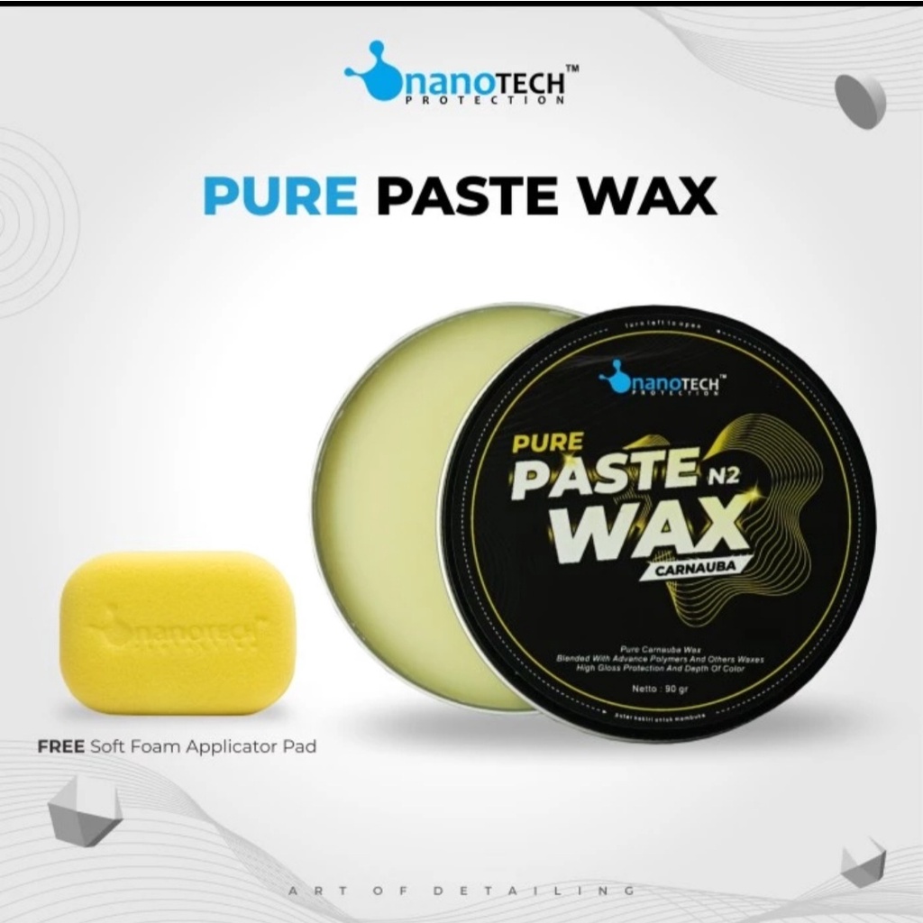 PURE PASTE WAX | WAX MOBIL & MOTOR | FREE SPONGE APPLICATOR |  HOME CASHOP