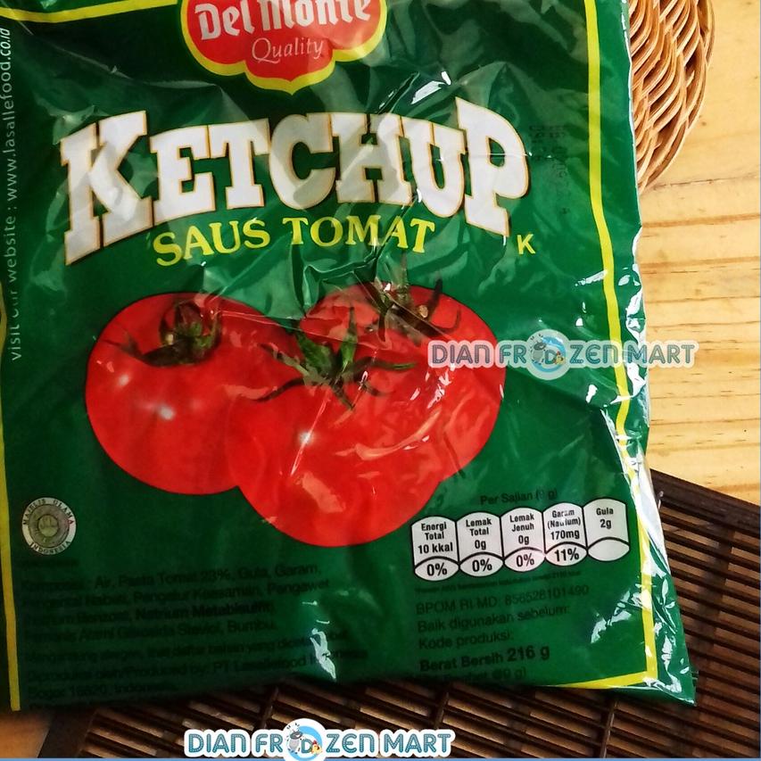 

7.7 STOK READY DELMONTE SAUS TOMAT SACHET 24s SAMBAL MURAH