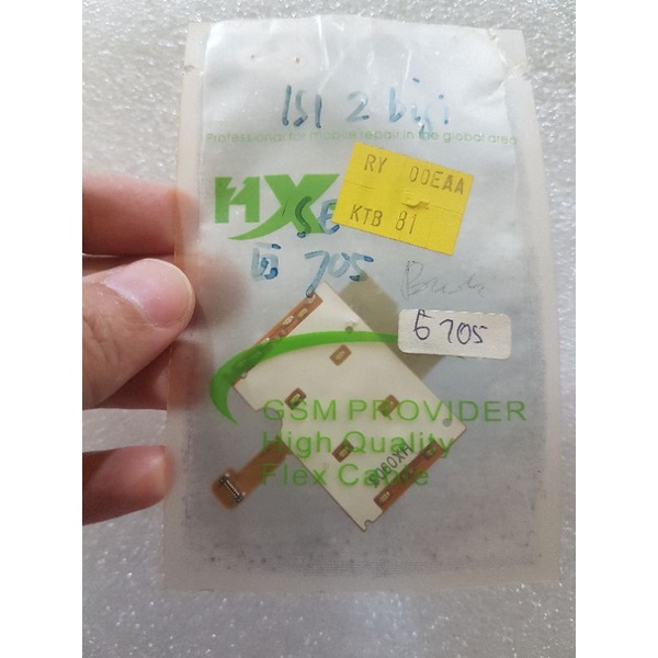 UI BOARD / FLEXIBEL KEYPAD SONY ERICSSON G705