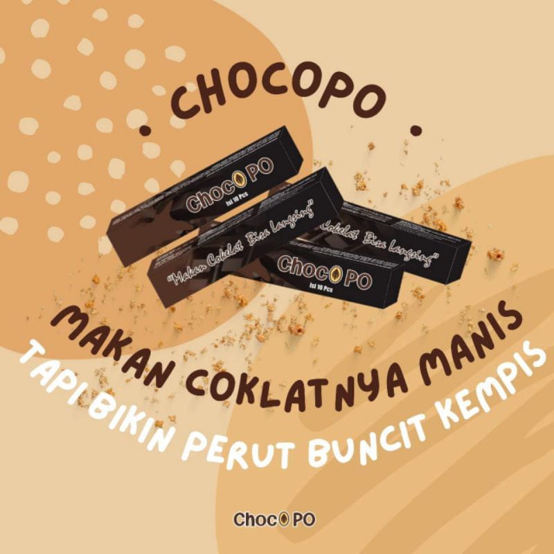 

CHOCOPO Choco Po Chocolate Coklat Pelangsing Coklat Penurun Berat Badan Alami Coklat Enak Murah Sehat