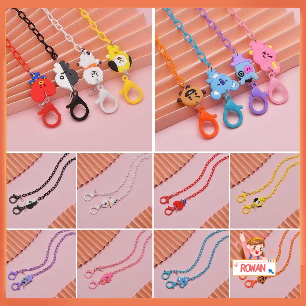 R-flower Akrilik Lanyard Penggunaan Ganda Berwarna Rantai &amp; Lanyard Kacamata Hitam Tali Kacamata Rantai Kacamata Aksesoris Kacamata Sunglasses Chain