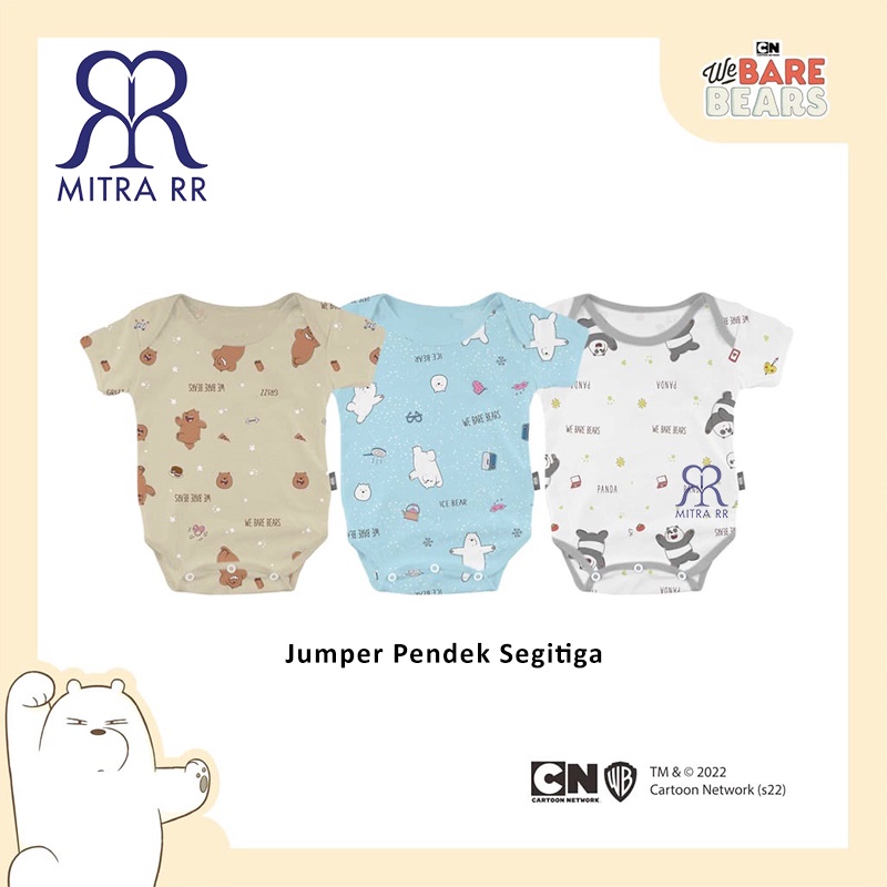 Jumper Bayi Fluffy Lengan Pendek Baju Kodok Bayi Segitiga S M L/ 3 – 12 Bulan