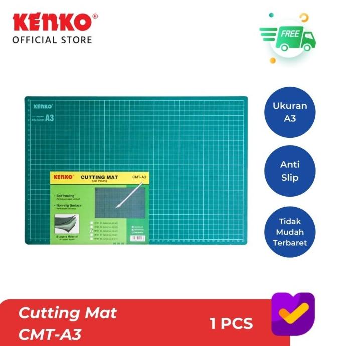 

Terlaris KENKO CUTTING MAT / ALAS PEMOTONG KERTAS UKURAN A3 Termurah