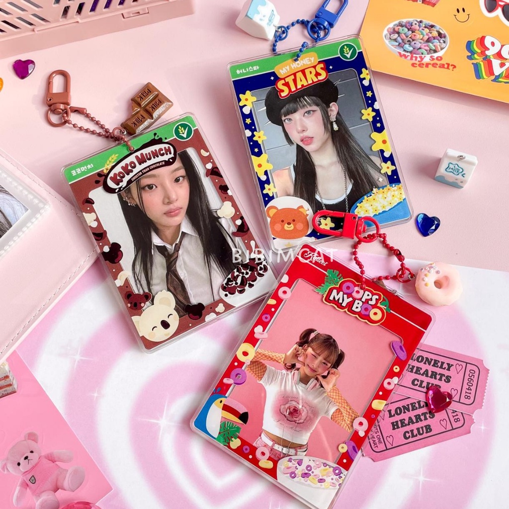 

ATH Cereal Killer Acrylic Kpop Photocard Card Holder / PC Frame by Bibimcat