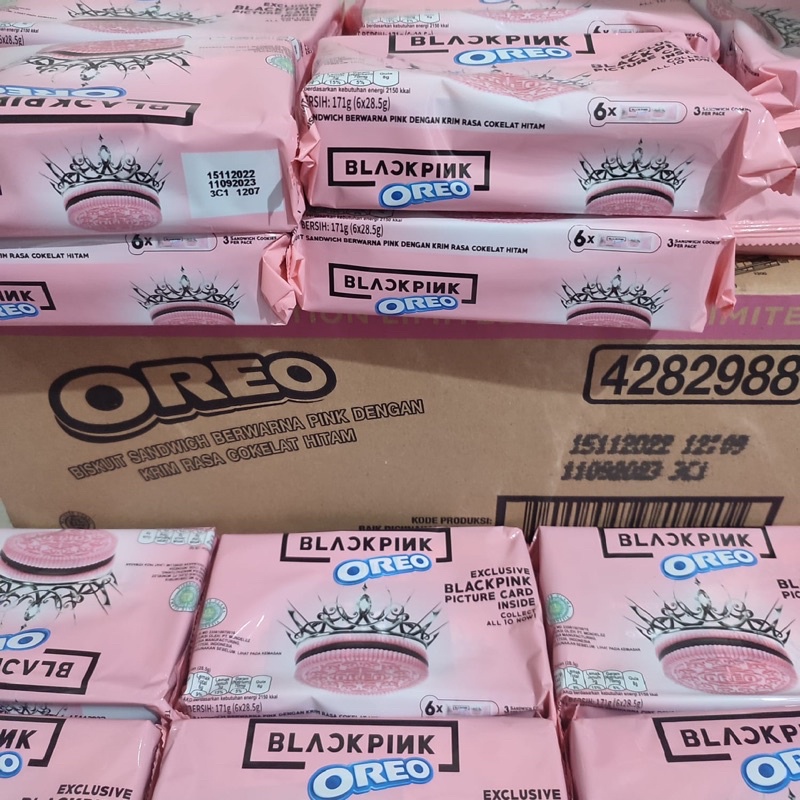 

OREO X BLACKPINK LIMITED EDITION READY LANSUNG KIRIM OREO VIRAL PINK