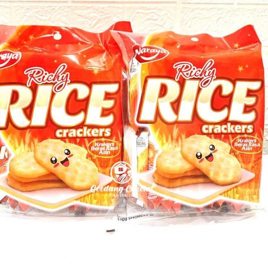 

Langsung Kirim ♚ Naraya Richy Snow Rice Crackers Kreker Beras 120 gr++