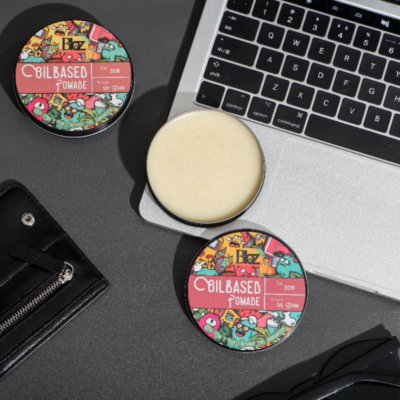 COD Pomade Oilbased Pomade Rambut Pria Bibz 100 Gram