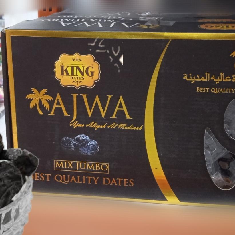 

BEST RATING Kurma Ajwa Jumbo Syifa 1kg / Kurma Nabi Ajwa Madinah Premium 1 kg / King Dates Ajwa Aliyah Premium ★ 852