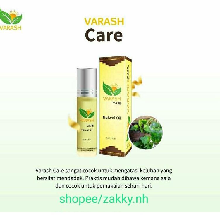 HOT ITEM 8127 VARASH CARE NATURAL OIL ROLL ON 8ML ㆅ