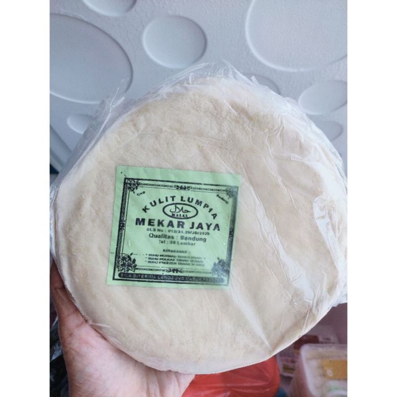 Mekar Jaya kulit lumpia bulat isi 50 biji / lumpia bulat 50 lembar /kulit