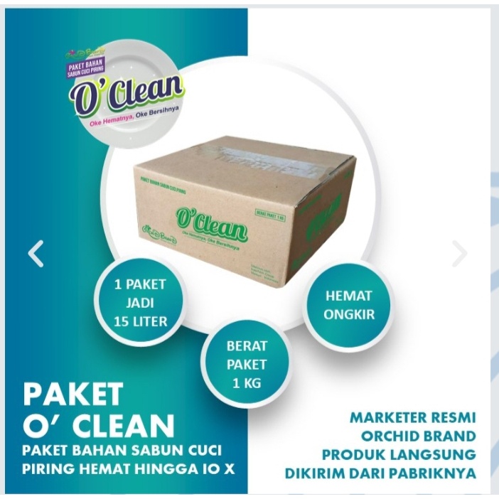 Bahan Sabun Cuci Piring O'Clean