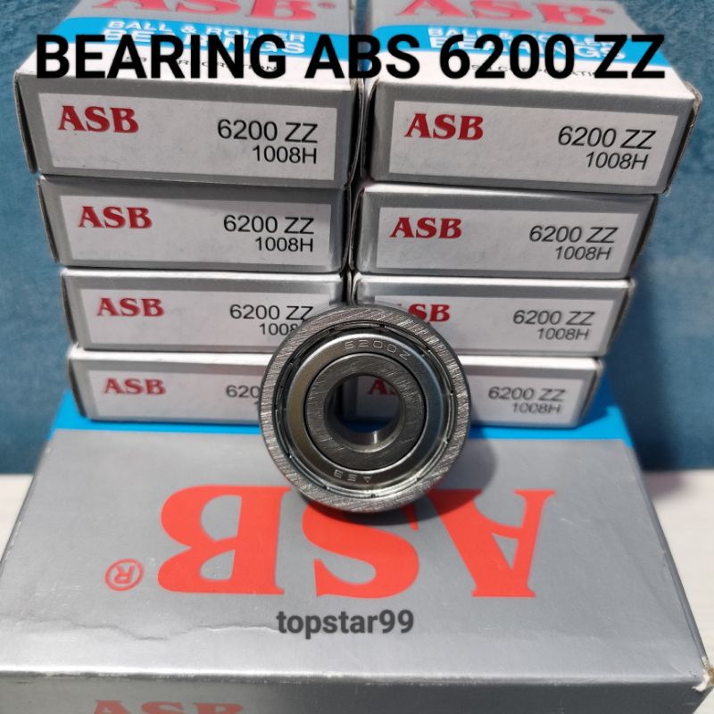 Kelahar Bearing Bering Laher lahar ASB 6000 ZZ 6204 ZZ 6200 ZZ 6302 ZZ 608 ZZ 6301 ZZ 6203 ZZ 6300 ZZ 6004 ZZ 6201 ZZ 6202 ZZ Harga Satuan / 1Pcs